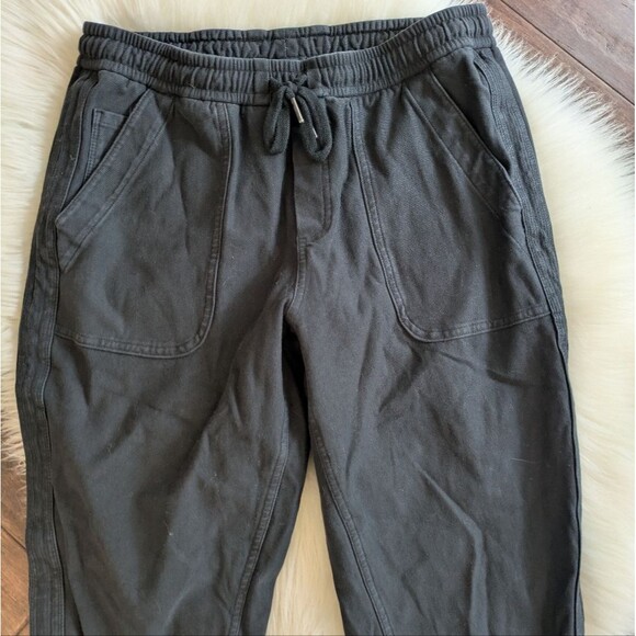 Athleta Farallon Joggers Black Jogger Pants Sweatpants Size 6 - Picture 5 of 7